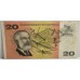 AUSTRALIA 1967 . TWENTY 20 DOLLARS BANKNOTE . COOMBS / RANDALL